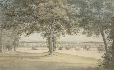 Kirtlington Park, 9 October 1783 by John Baptist Malchair